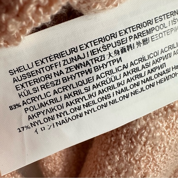 Mon Renn Sweater Knit Pink Flare Sleeve Tie Front Balletcore Size Small New - Picture 7 of 8